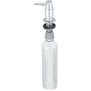 SOAP-CP Soap Dispenser, ½ Litre Bottle, Chrome Plated Plastic Top