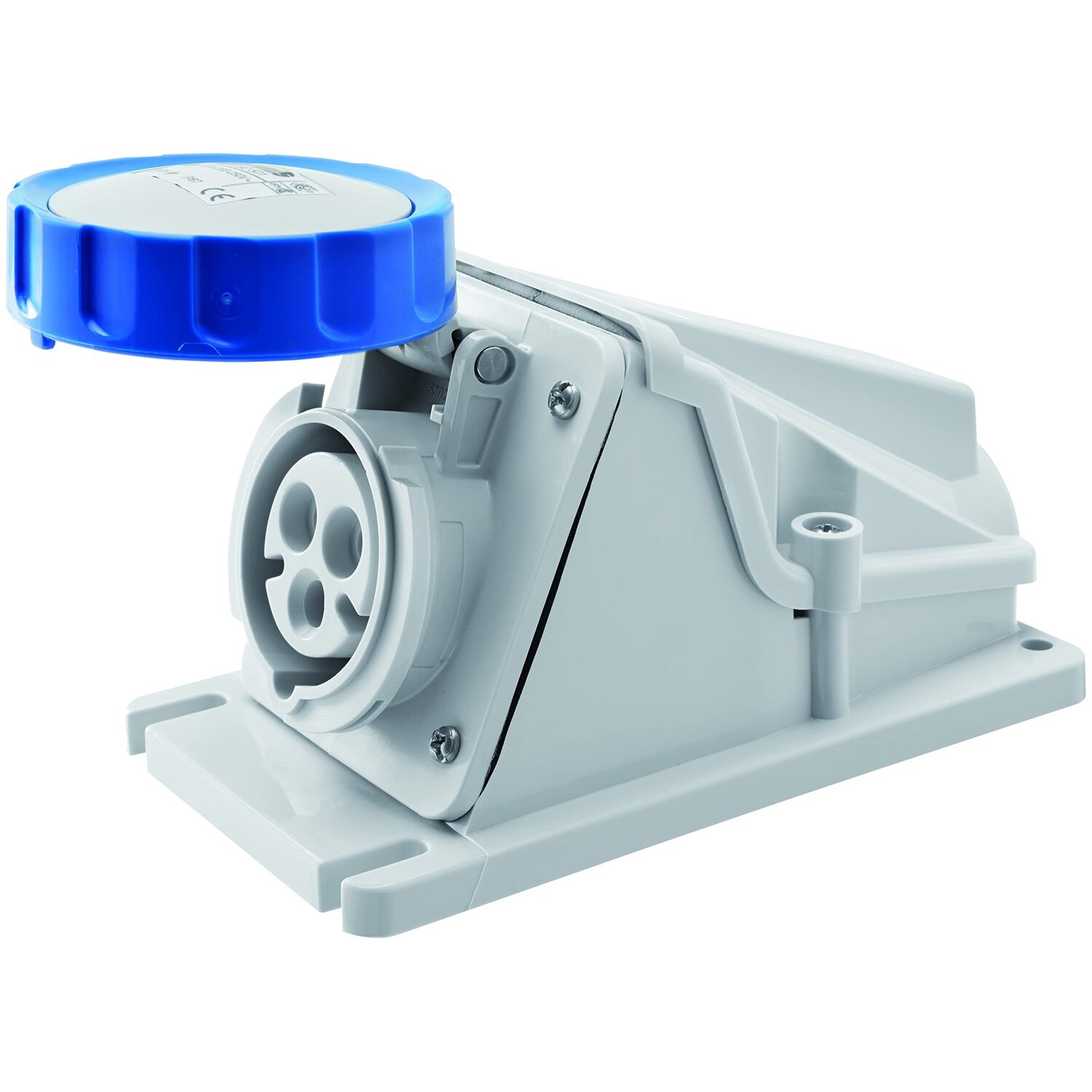 Gewiss GW62499 Low Voltage Screw Wiring 90 Degree Angled Surface-Mounting Socket - Image 2