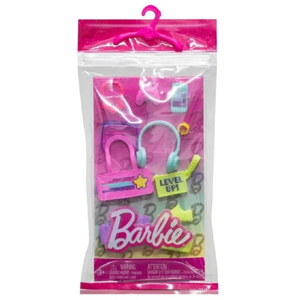 Barbie Gamer-Themed Accessory Set with Doll and 10 Pieces