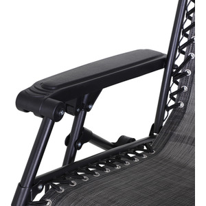 Grey Outsunny Zero Gravity Garden Deck Folding Chair shot 877847