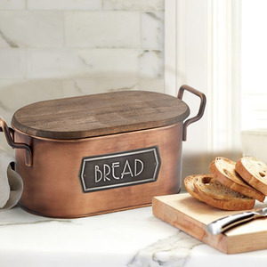 The Mia Copper Bread Bin