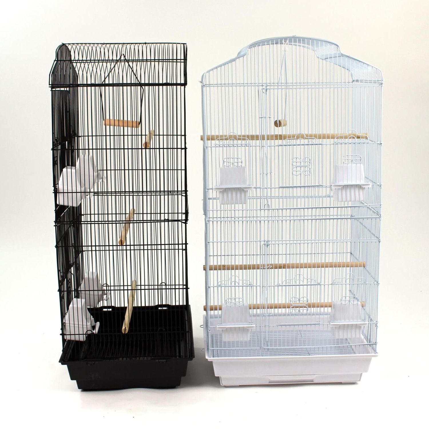 Curated visual reference: Fresh Look at Easipet Metal Bird Cage Large In Metal Black Or White