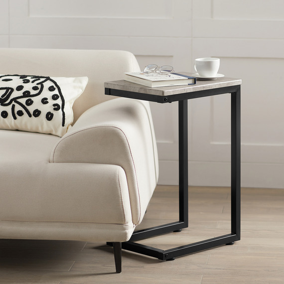SoBuy C-shaped Side Table Sofa Table