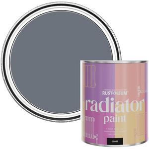Rust-Oleum Radiator Paint in Gloss Finish - Marine Grey 750ml