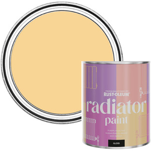 Rust-Oleum Radiator Paint in Gloss Finish - Mustard 750ml