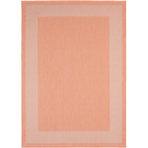 Ecology Collection Bordered Outdoor Rug