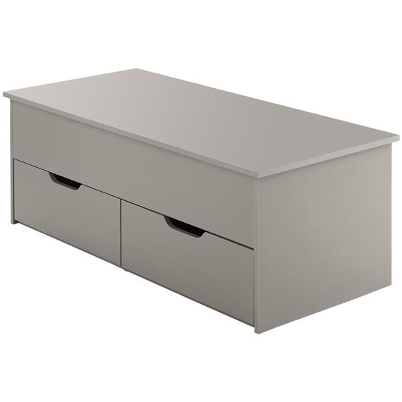 Home Source Bruges 2 Drawer Lift-Up Coffee Table Storage Unit