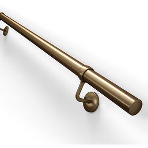 Rothley Antique Brass 1.2 Metre Stair Rail Tube