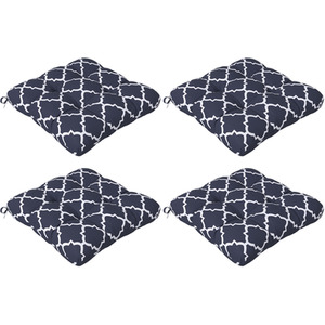 Outsunny 4 Seat Replacement Cushion Pad Pillow Set for Outdoor