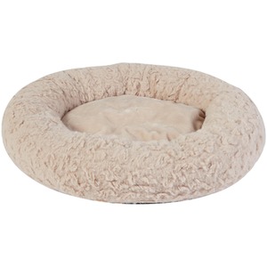 Natural Plush Donut Bed