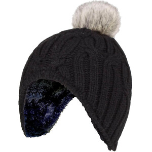 Heat Holders Girls Cable Knitted Beanie Hat with Bobble for Winter