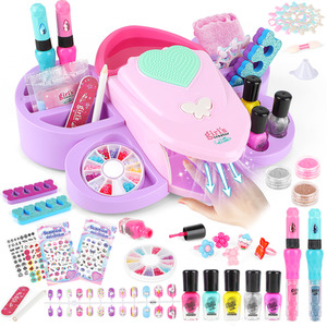 Kids Nail Polish Makeup Toy Playset