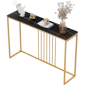 Marble Console Table Hallway Entryway Furniture