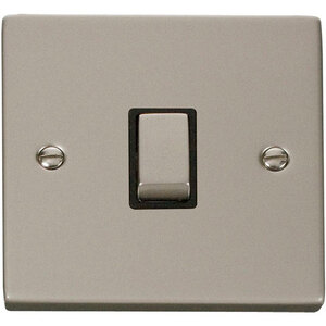 Pearl Nickel 1 Gang 20A Ingot DP Switch