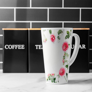 Scattered Flowers Latte Mug