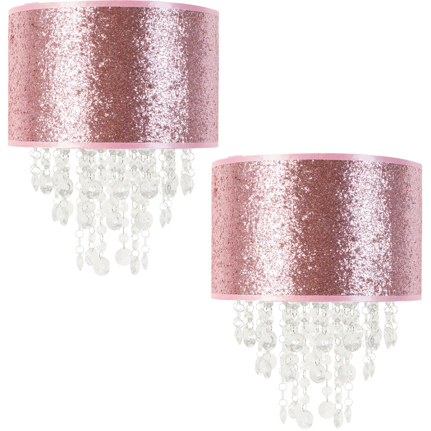 Image of Bonita Pair of Pink Glitter with&hellip;