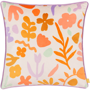 Amelie Doodles Floral Velvet Cushion