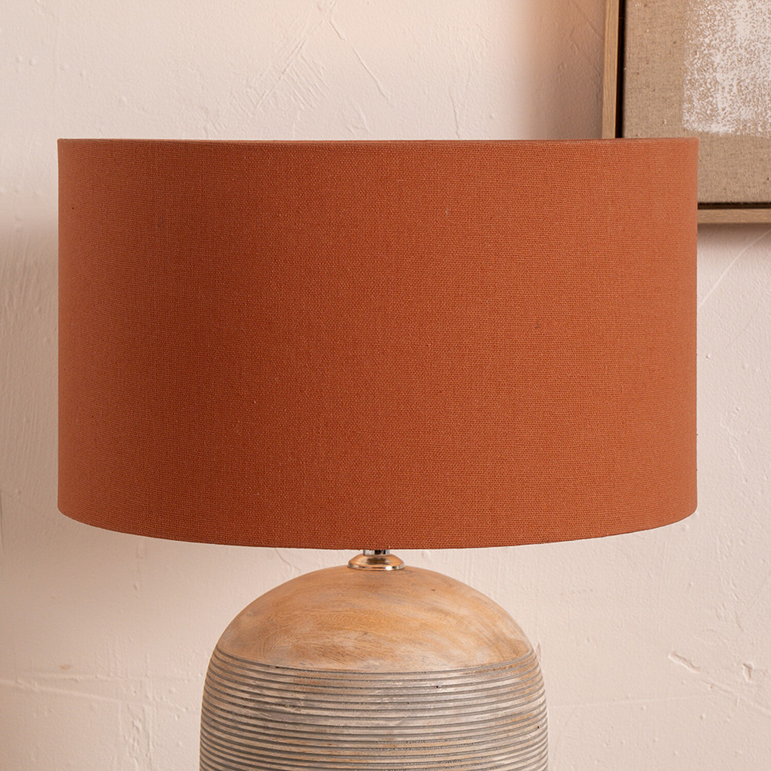 Image of 35cm Cylinder Table Lampshade Drum Lamp&hellip;