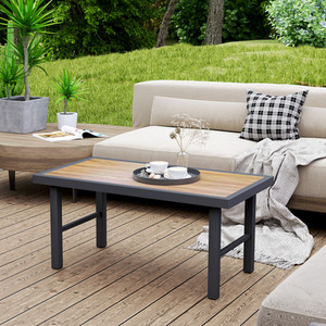 Outsunny Metal Garden Coffee Table