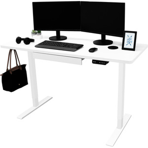 Electric Standing Desk with Drawer