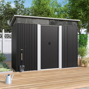 Lifeideas Metal Garden Shed with Acrylic Window Panels