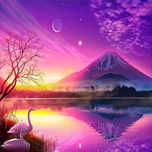 Sunset Mountains Diamond Painting Kit