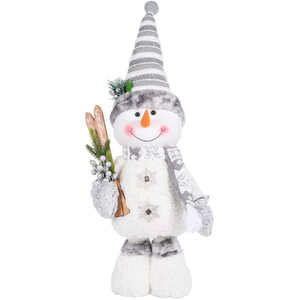 Extendable Silver Snowman