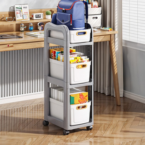 Livingandhome Storage Rack with Lockable Wheels