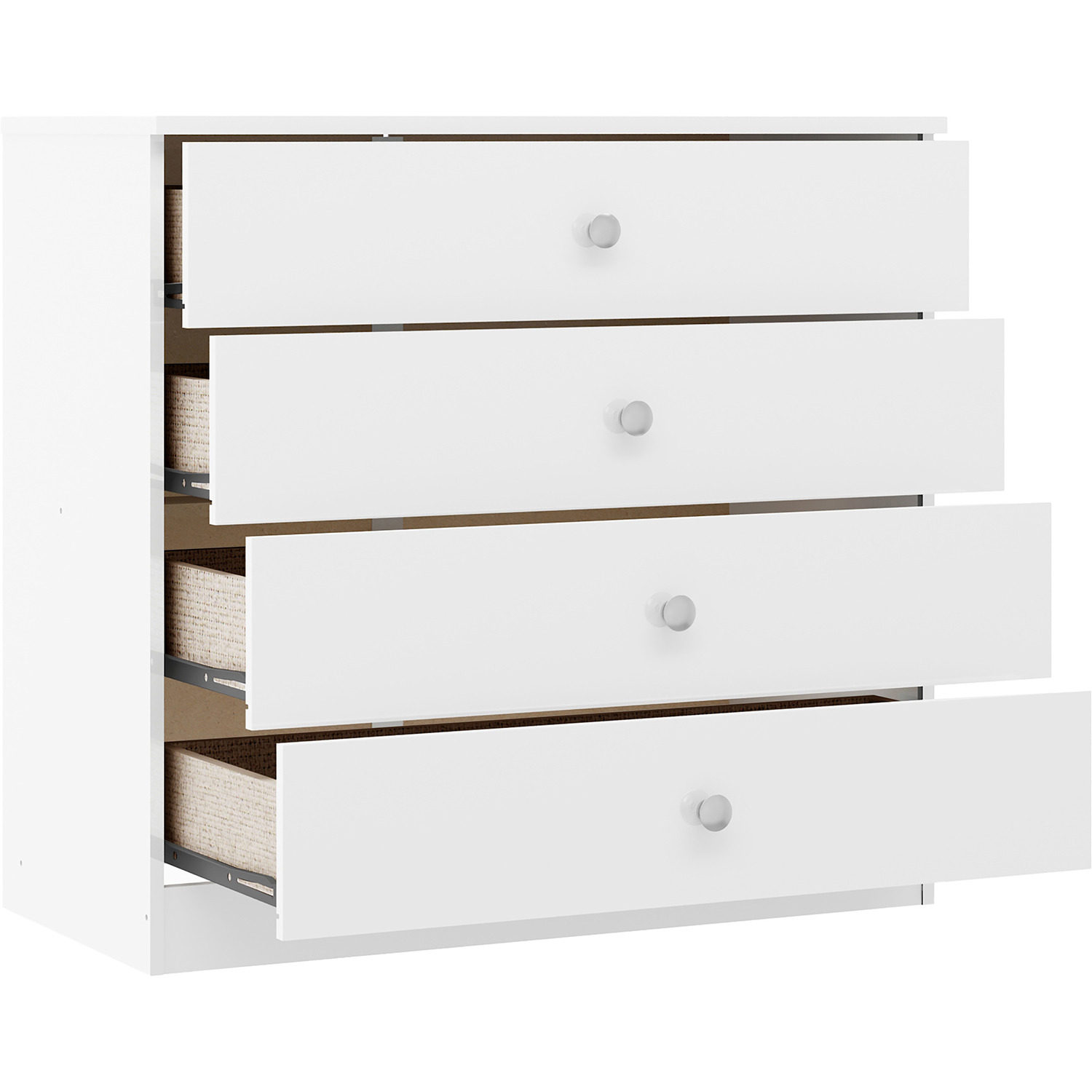Denver 2 Door Wardrobe Bedroom Set - White