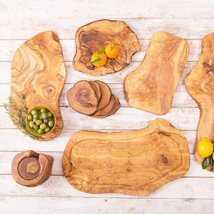 Olive Wood 26cm Rustic Trivet