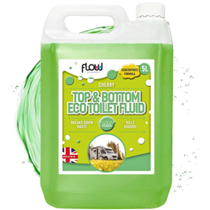5L Cherry Scented Top and Bottom Eco Toilet Fluid
