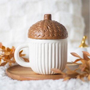 Autumn Acorn Mug Cozy Fall Drinkware Delight