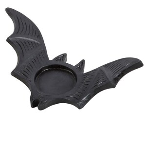 Bat Wing Tealight Candle Holder For Spooky Decor