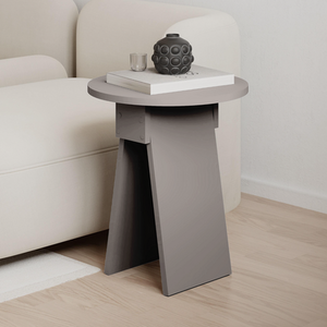 Mocha Grey Chen Modern Side Table shot 10602220