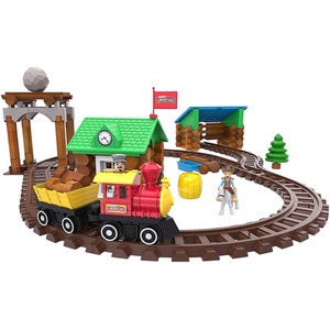 LINCOLN LOGS Sawmill Express Train Building Set