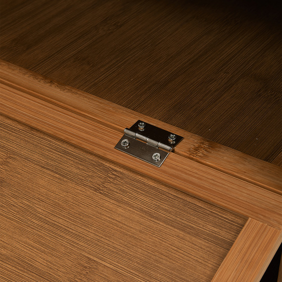 Wooden Coat Rack with Storage Drawers