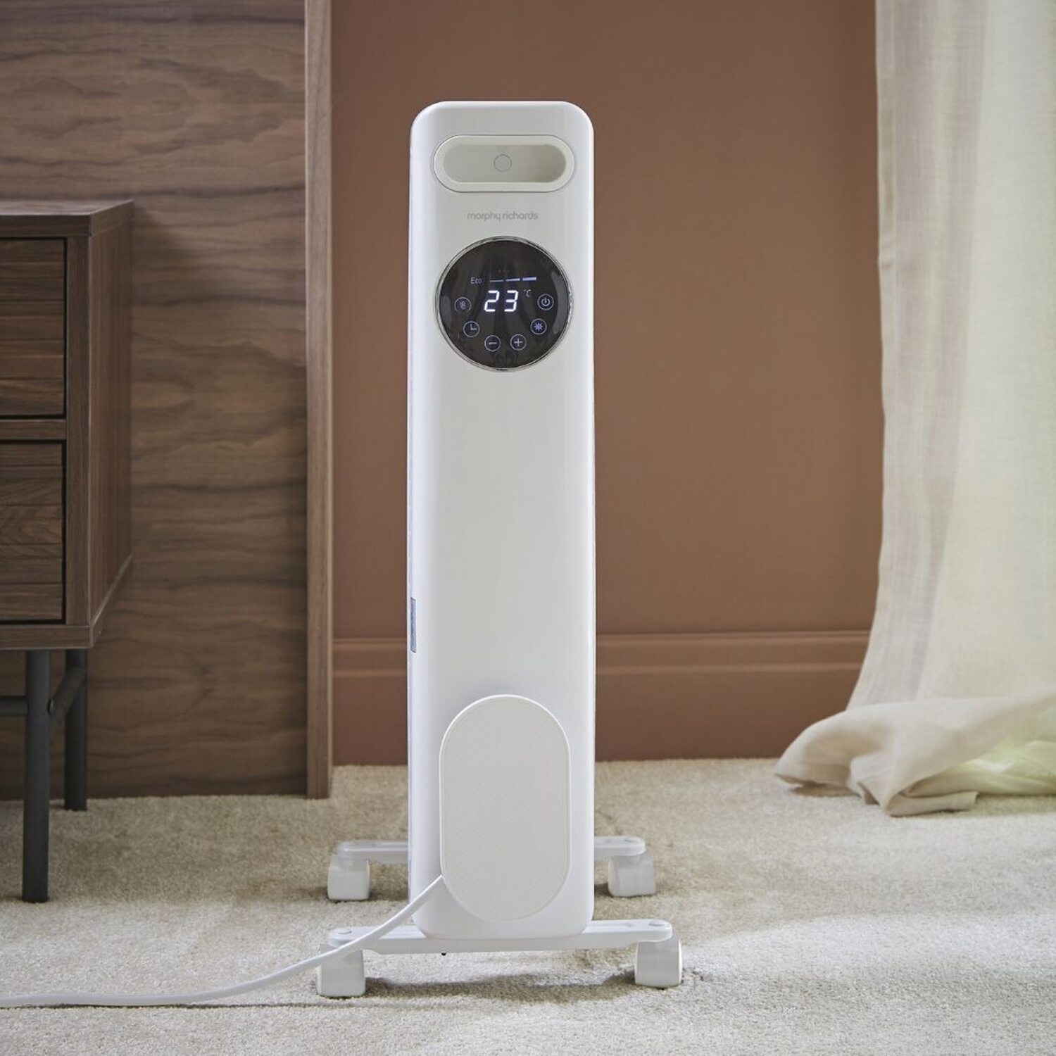 Morphy Richards HeatFlux 1.5kw Digital Oil Filled Radiator with Remote ...