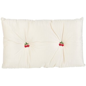 Cherries Embellished Cushion
