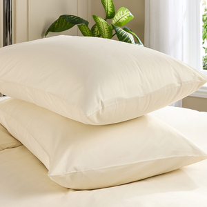 Hotel Pure Luxury 4 Star Classic Pillowcase - Pair Cream