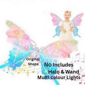 Light Up Multi Colour Lights Original Shape Butterfly Fairy Wings