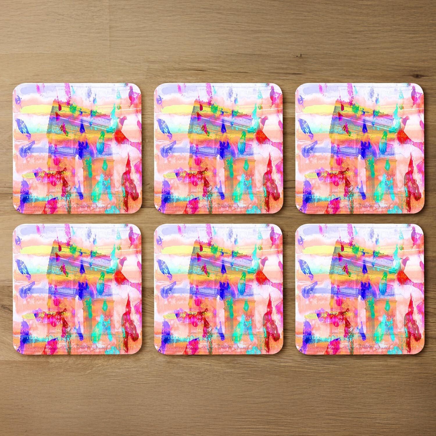 Arc De Triomphe Coaster - Red