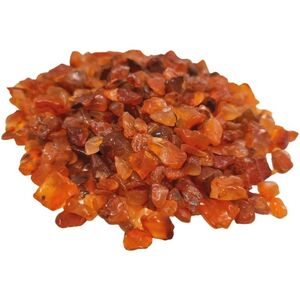 Vibrant 1kg Carnelian Gemstone Chips Bulk