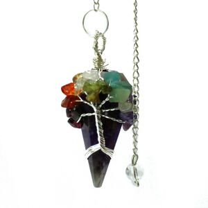 Magic Pendulum Seven Chakra Amethyst