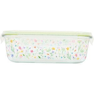 Wildflower Glass Lunch Box