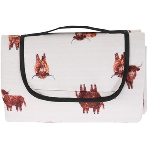 Highland Cow Picnic Blanket