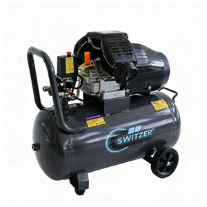 SwitZer 2.5HP Air Compressor 50L AC004 With 5PCS Kits Grey