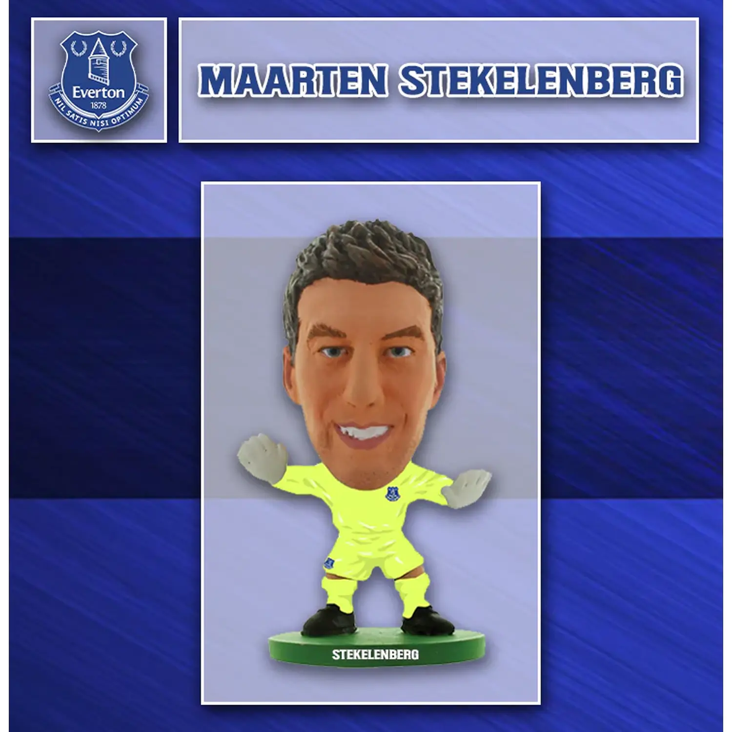 SoccerStarz Everton Maarten Stekelenburg HomeKit Classic 5cm Figure - Yellow