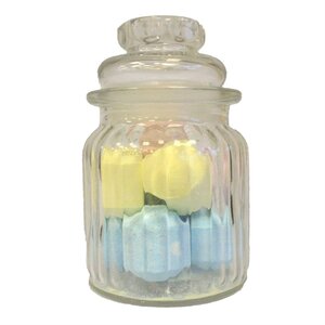 Vintage Kilner Candy Jar with Vertical Ribs Multi Use Storage
