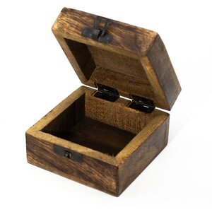 Lune D'Amore Enamelled Mango Wood Box Romantic Keepsake Storage