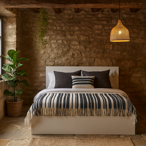 Wyld Haus Budapest 4ft6 Double White Gloss Bed Frame